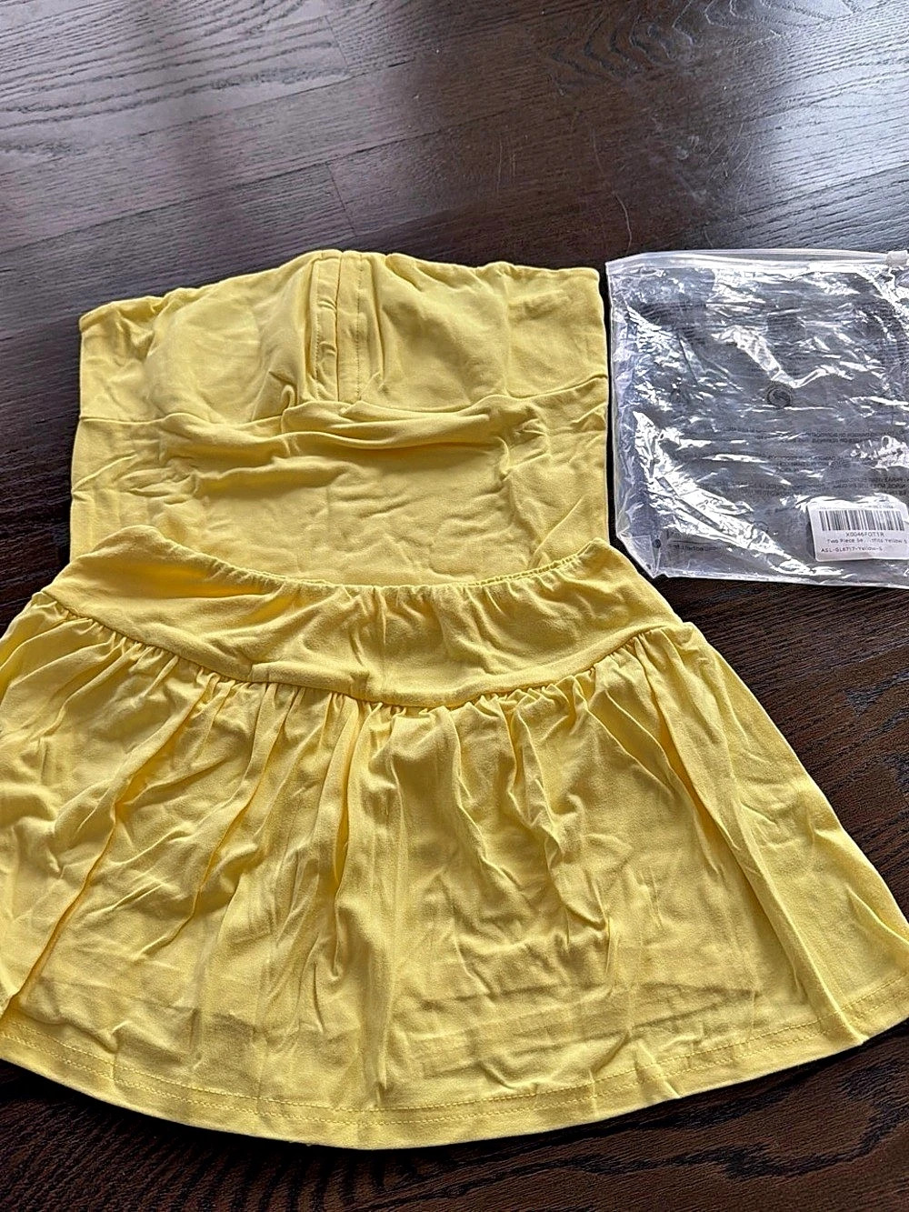 Yellow Mini Dress Like New